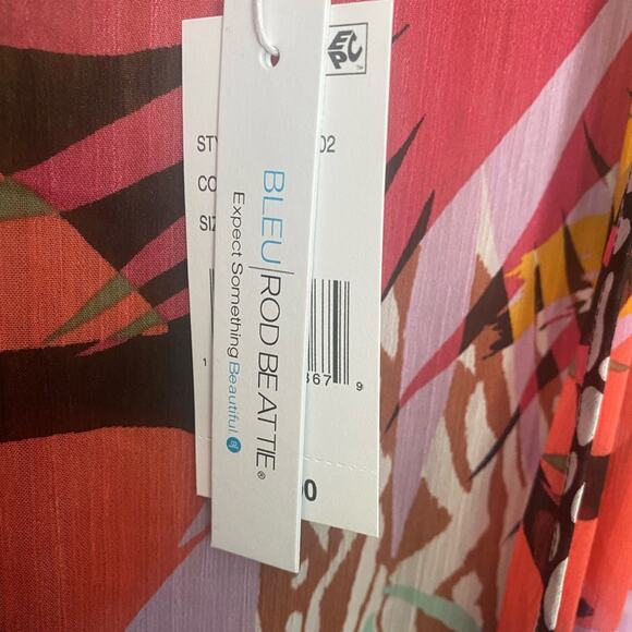 BLEU ROD BEATTIE UP LET'S GET LOUD CAFTAN SWIMSUIT COVER UP - Picture 8 of 13